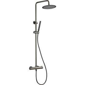 Zen Sanitary dusjsett, sort krom