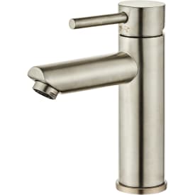 Zen Sanitary Slimline servantbatteri, børstet rustfritt stål
