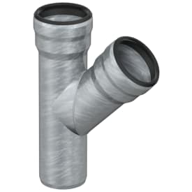 Aco GM-X grenrør, 87°, Ø80 mm, galvaniseret stål