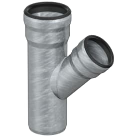 Aco GM-X grenrør, 87°, Ø125x70 mm, galvaniseret stål