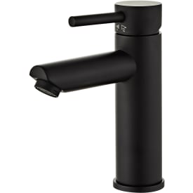 Zen Sanitary Slimline tvättställsblandare, svart