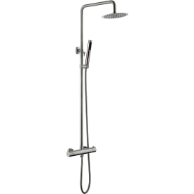 Zen Sanitary duschset, borstat rostfritt stål