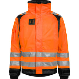 Lyngsøe skaljakke, Hi-Vis Orange/Sort, XL