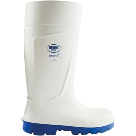 Bekina BK2109 StepliteX sikkerhedsgummistøvler S4, Hvid/Blå, 43