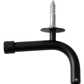 Svanehals med skrue, sort