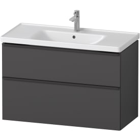 Duravit D-Neo møbelpakke, 100x48 cm, mat grå