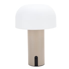 Veli Line Shape oppladbar bordlampe, beige