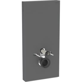 Geberit Monolith Plus sisterne for vegghengt toalett, 101 cm, sort glass