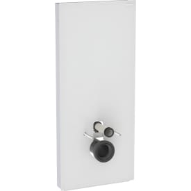 Geberit Monolith Plus cistern för vägghängd toalett, 114 cm, vitt glas