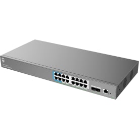 Grandstream GWN7802P Pro switch, L2, 16X1G, 2XSFP+, 16XPoE, 250W
