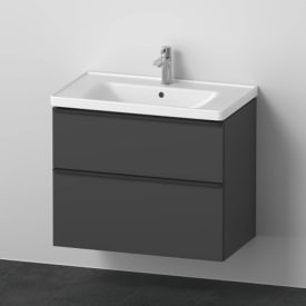 Duravit D-Neo møbelpakke, 80x48 cm, mat grå