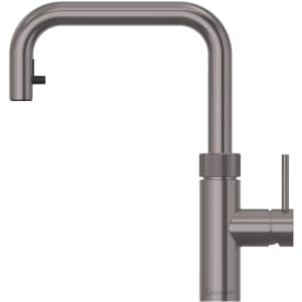 Quooker Flex Square kjøkkenarmatur, uttrekkbar tut, sort krom