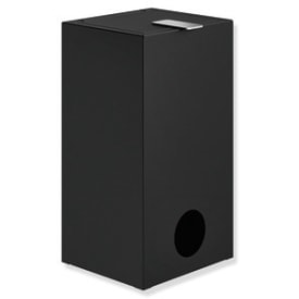 Hewi System 900 papperskorg, 6 liter, matt svart