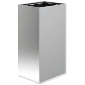 Hewi System 900 toiletspand, 60 liter, børstet rustfrit stål