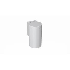 Hewi Serie 477 papperskorg, 6 liter, vit