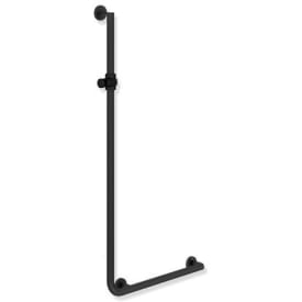Hewi 900 L stödhandtag/duschstång, 60x125 cm, höger, mat svart