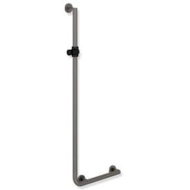 Hewi 900 L støttegreb/brusestang, 45x125 cm, højre, mat grå/sort
