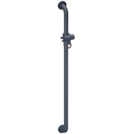 Hewi 801 stödhandtag/duschstång, 110 cm, matt antracit