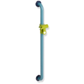 Hewi 801 stödhandtag/duschstång, 90 cm, blå/grön