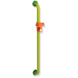 Hewi 801 stödhandtag/duschstång, 90 cm, grön/orange