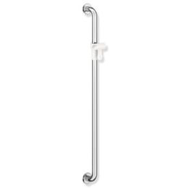 Hewi 801 støttegreb/brusestang, 110 cm, krom/hvid