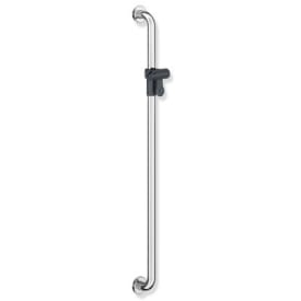Hewi 801 støttegreb/brusestang, 110 cm, krom/grå