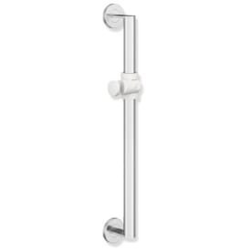 Hewi 900 støttegreb/brusestang, 60 cm, børstet stål/hvid