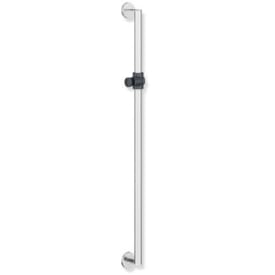 Hewi 900 støttegreb/brusestang, 90 cm, børstet stål/grå