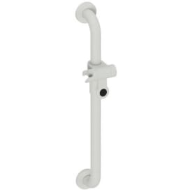 Hewi 477 støttehåndtak/dusjstang, 60 cm, matt lys grå