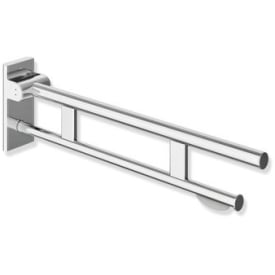 Hewi System 900 Duo armstøtte, 76,2 cm, krom