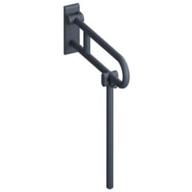 Hewi Serie 801 armstøtte, 85 cm, mat antracit