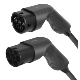 Deltaco EV-Kabel Type2 3-fase 16A, 5M sort
