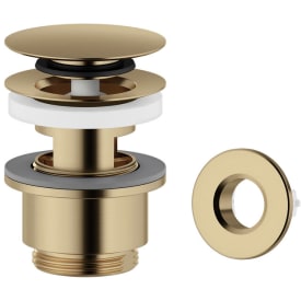 Damixa bundventil, push-open, børstet bronze