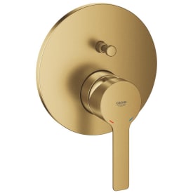 Grohe Lineare badkarsblandare, borstad mässing