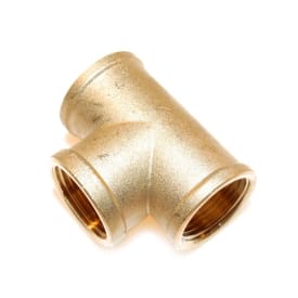 Messing tee, 3/4"