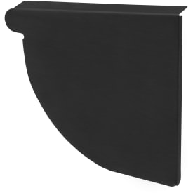 VMZINC Endefot ANTHRA-ZINC kvart rund/høyre - 400 mm