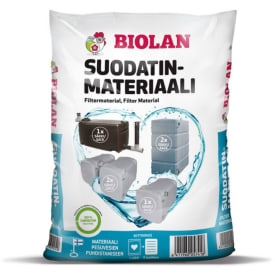 Biolan gråvannsfilter filtermateriale, naturlige råvarer, 30 liter, brun