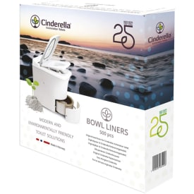 Cinderella Classic toalettposer, 370x245 mm, brun, 500 stk