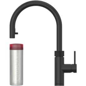 Quooker Flex Round Pro3 køkkenarmatur, kogende vand, udtrækstud, sort