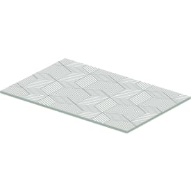 Duravit DuraSquare glassinnsats, 42x26,4 cm, hvit
