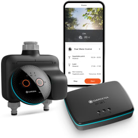 Gardena smart dobbelt vandingscomputer sæt med gateway