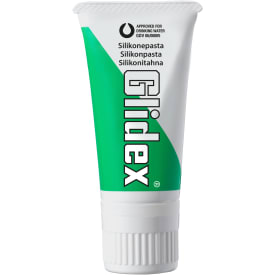 Unipak Glidex silikonepasta, drikkevandsgodkendt, 50 g