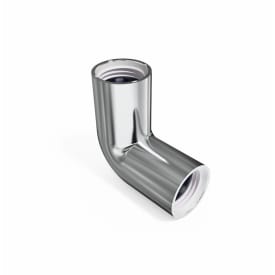 Purus afløbsbøjning, indstik, 90°, Ø32 mm, plast, krom