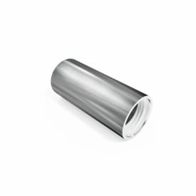 Purus muffe, innstikk, Ø32 mm, plast, krom