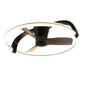 Trio Lighting Stockholm takvifte med lys, sort
