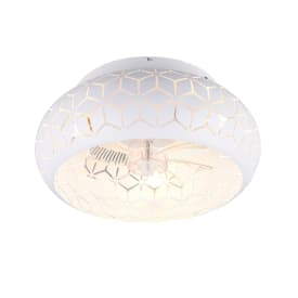 Trio Lighting Bidar takvifte med lys, hvit