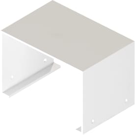 Qventi vægkanal, aluminium hvid