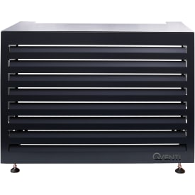 Qventi Varmepumpe-overbygg, aluminium 115 cm, antrasitt