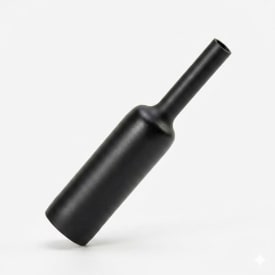 Krymperør mellemvægget RGM 55/16 mm, 1,2M, sort