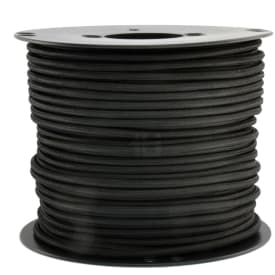 100 meter Stofledning 3G0,75 sort, S100